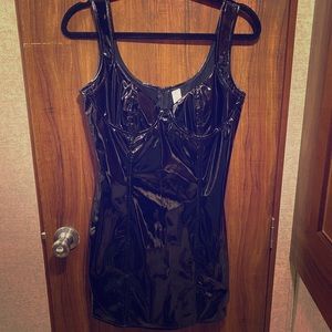 Super sexy latex dress